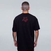 CAMISETA OVERSIZED PRETA - IN BAD VIBES WE TRUST