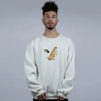 MOLETOM BÁSICO OFF WHITE - SALVE O GATO