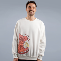MOLETOM BÁSICO OFF WHITE - NÃO OLHE PARA TRÁS
