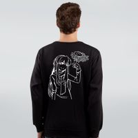 MOLETOM BÁSICO PRETO - KINNOTY