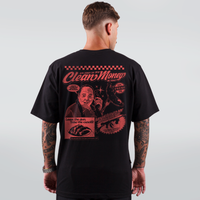 CAMISETA PRETA - CLEAN MONEY