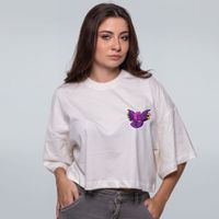 CROPPED OVERSIZED OFF WHITE - REBELDE DIGITAL