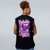 REGATA OVERSIZED PRETA - REBELDE DIGITAL