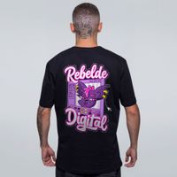 CAMISETA PRETA - REBELDE DIGITAL