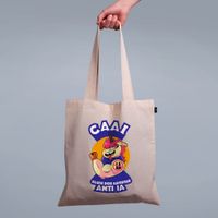 ECOBAG PALHA - CLUBE ANTI IA