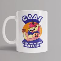 CANECA BRANCA - CLUBE ANTI IA