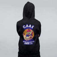MOLETOM PRETO - CLUBE ANTI IA