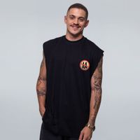 REGATA OVERSIZED PRETA - CLUBE ANTI IA