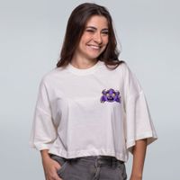 CROPPED OVERSIZED OFF WHITE - INSPIRAÇÃO DA MADRUGADA