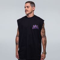 REGATA OVERSIZED PRETA - INSPIRAÇÃO DA MADRUGADA