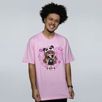 CAMISETA ROSA - UNIVERSO NATASHA PANDA