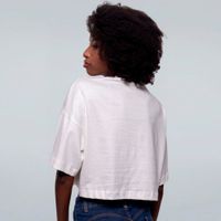 CROPPED OVERSIZED OFF WHITE - UNIVERSO NATASHA PANDA