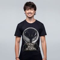 CAMISETA PRETA - I DONT BELIEVE IN HUMANS