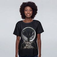 CAMISETA PRETA - I DONT BELIEVE IN HUMANS