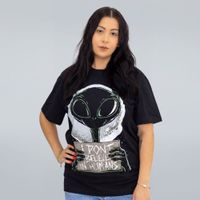 CAMISETA PRETA - I DONT BELIEVE IN HUMANS