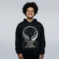 MOLETOM PRETO - I DONT BELIEVE IN HUMANS