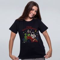 CAMISETA PRETA - CLUBE DA TEORIA DA CONSPIRAÇÃO