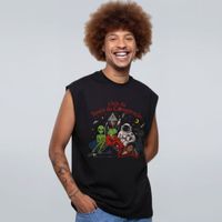 REGATA OVERSIZED PRETA - CLUBE DA TEORIA DA CONSPIRAÇÃO