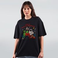 CAMISETA OVERSIZED PRETA - CLUBE DA TEORIA DA CONSPIRAÇÃO