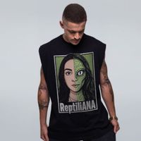 REGATA OVERSIZED PRETA - REPTILIANA