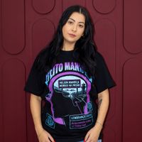 CAMISETA PRETA - EFEITO MANDELA