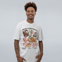 CAMISETA OVERSIZED OFF WHITE - FAUNA FLORENTIANA