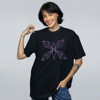 CAMISETA OVERSIZED PRETA - SADI