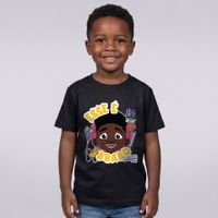 CAMISETA PRETA INFANTIL - ESSE É O BRABO
