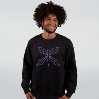 MOLETOM BÁSICO PRETO - SADI
