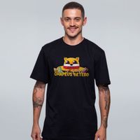 CAMISETA PRETA - CHAPÉUS BETERO