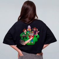CROPPED OVERSIZED PRETO - CHAPÉUS BETERO