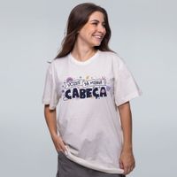 CAMISETA OFF WHITE - VOZES DA MINHA CABEÇA