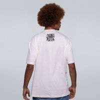 CAMISETA OVERSIZED OFF WHITE - OUÇANDO MÚSICA