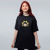 CAMISETA OVERSIZED PRETA - HQ BORABILLUDA