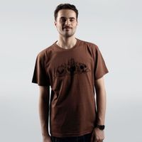 CAMISETA MARROM - MÊS DO MEDO