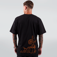 CAMISETA PRETA - MÊS DO MEDO