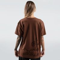 CAMISETA MARROM - MÊS DO MEDO