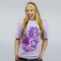 CAMISETA LILÁS - UNICÓRNIO