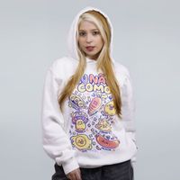MOLETOM OFF WHITE - EU NÃO COMO