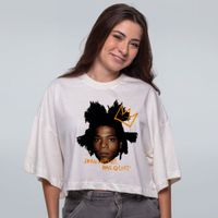 CROPPED OVERSIZED OFF WHITE - BASQUIAT