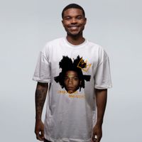 CAMISETA OVERSIZED OFF WHITE - BASQUIAT