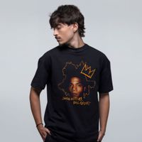 CAMISETA OVERSIZED PRETA - BASQUIAT