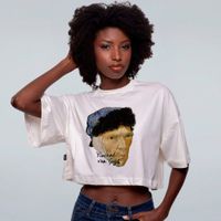 CROPPED OVERSIZED OFF WHITE - VANGOGH
