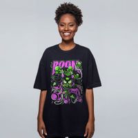 CAMISETA OVERSIZED PRETA - ROCKET 2.0