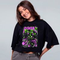 CROPPED OVERSIZED PRETO - ROCKET 2.0