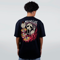 CAMISETA OVERSIZED PRETA - EOH MANIKAS