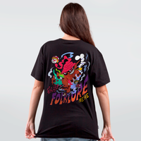 CAMISETA PRETA - FOLKLORE HEHE