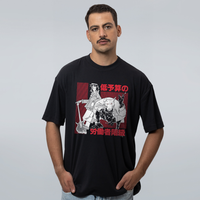 CAMISETA OVERSIZED PRETA - BANDA
