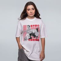 CAMISETA OVERSIZED OFF WHITE - BANDA