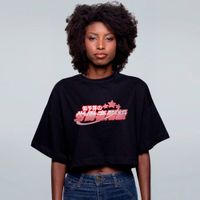 CROPPED OVERSIZED PRETO - LOW BUDGET